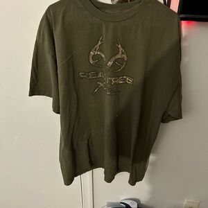 Green Short Sleeve T-Shirt with Logo
